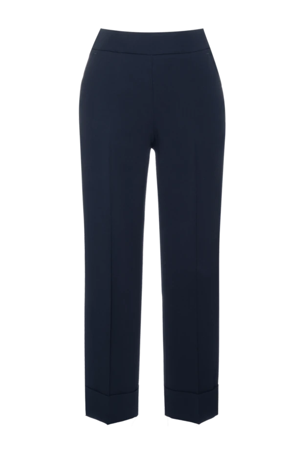 Peserico woman black polyester trousers for women купить с ценами и фото 157029 - photo 1