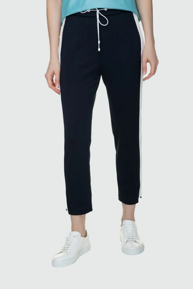 Peserico әйелдерге арналған көк полиамидті шалбар 157096 - фото 3