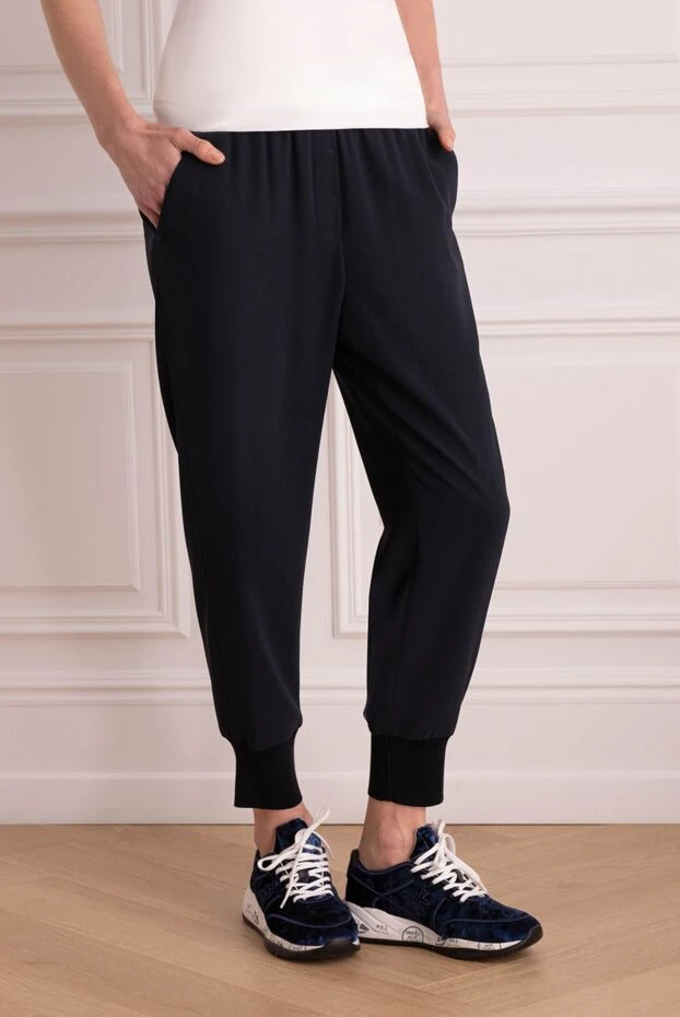 Peserico әйелдерге арналған көк полиэфир шалбары 157105 - фото 3