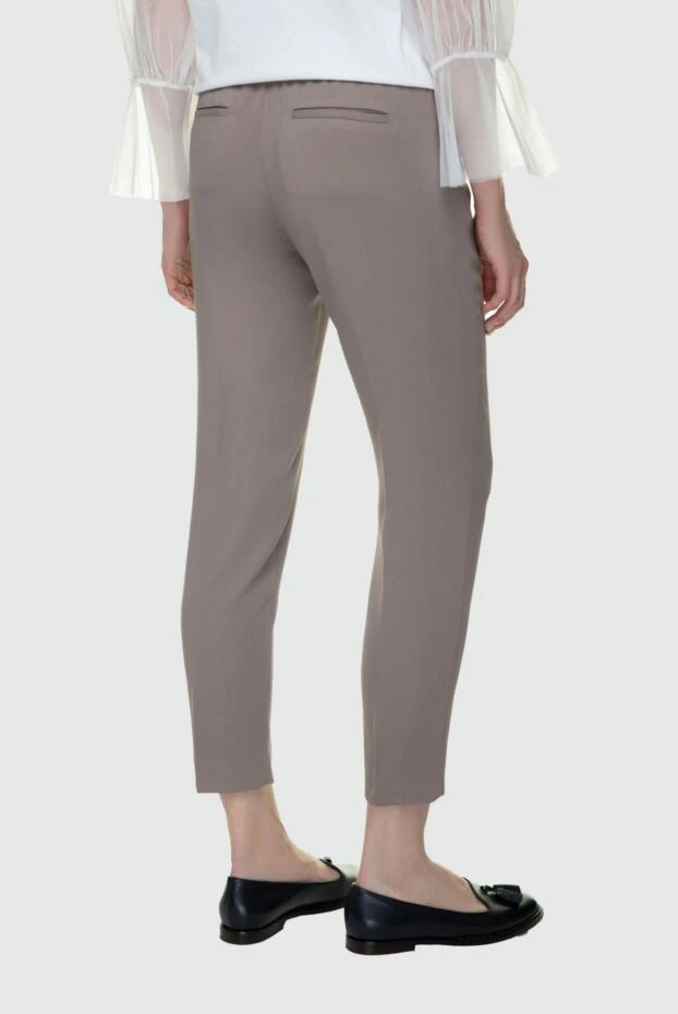 Peserico әйелдерге арналған бежевый түсті қысқартылған шалбар қалталарымен 157113 - фото 3