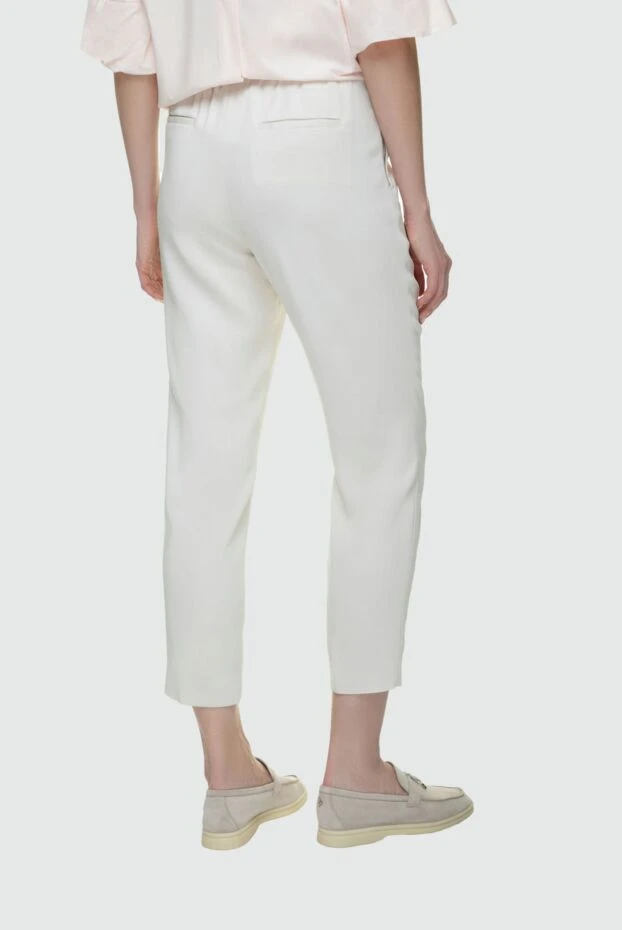 Peserico әйелдерге арналған нәзік ақ түсті қысқа шалбар 157124 - фото 3