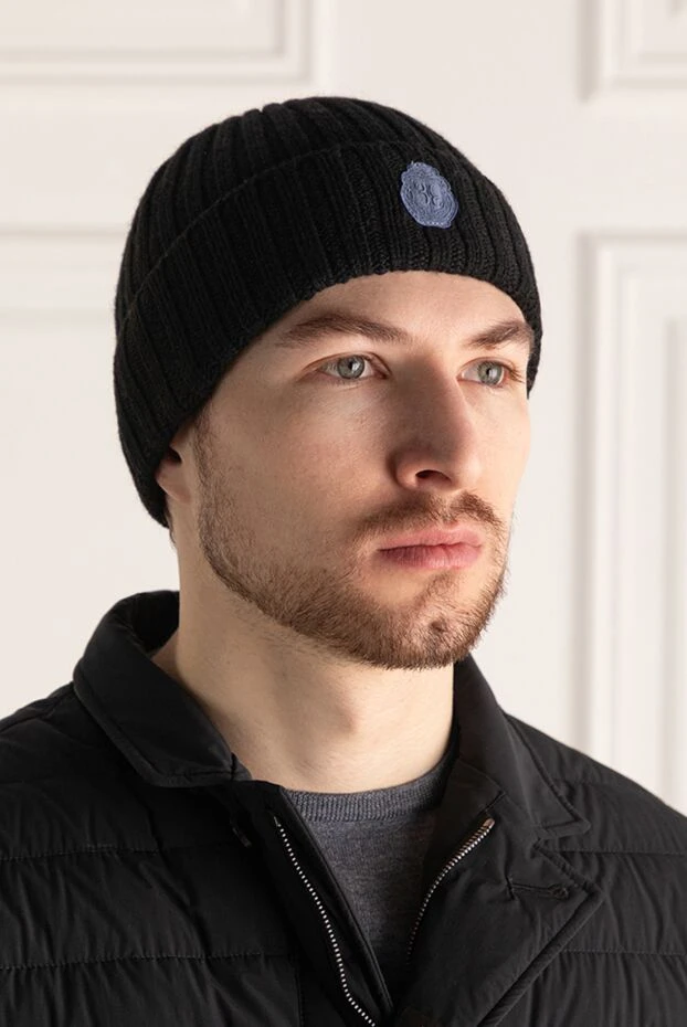 Billionaire man cashmere hat black for men купить с ценами и фото 157135 - photo 2