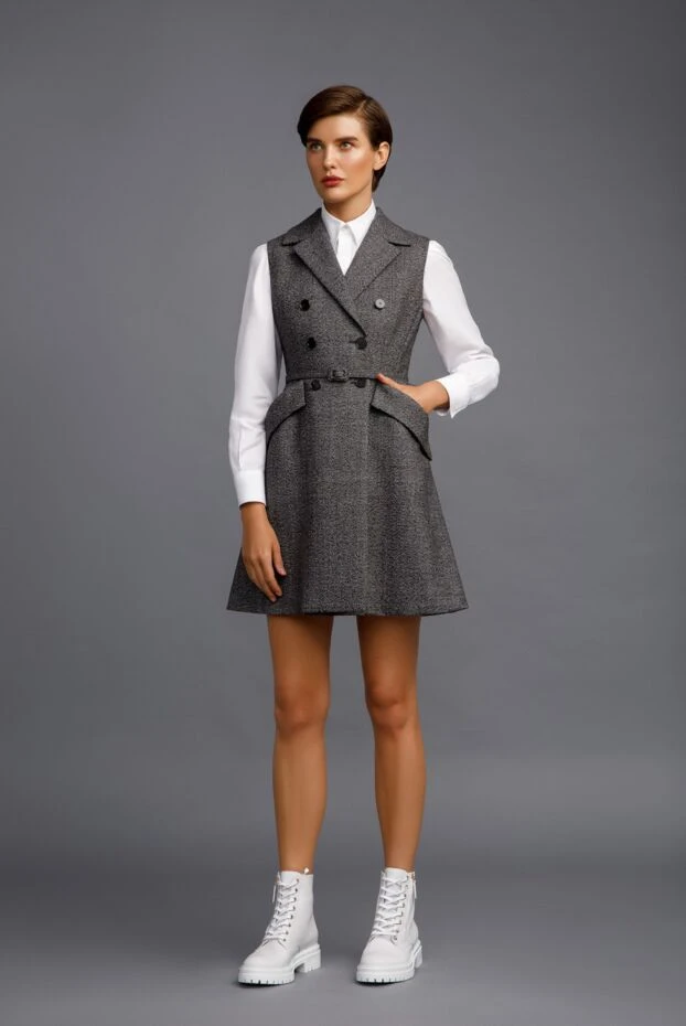 Рубашка женская классического кроя белая - фото 2