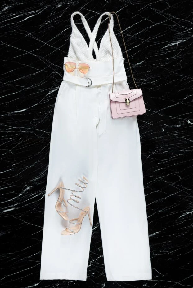 Brunello Cucinelli white jumpsuit for women 157184 - photo 2
