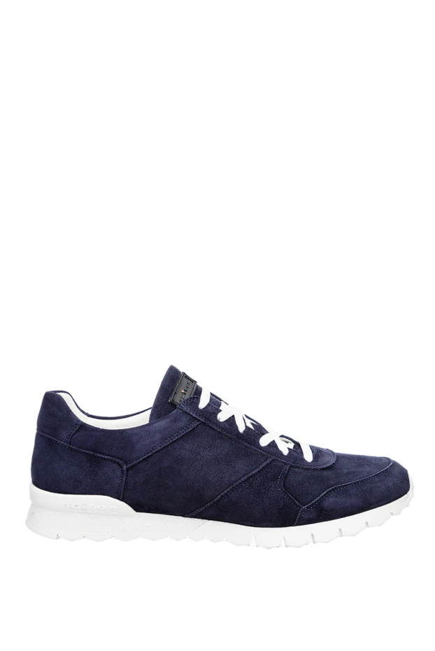 Kiton man blue nubuck sneakers for men купить с ценами и фото 157235 - photo 1