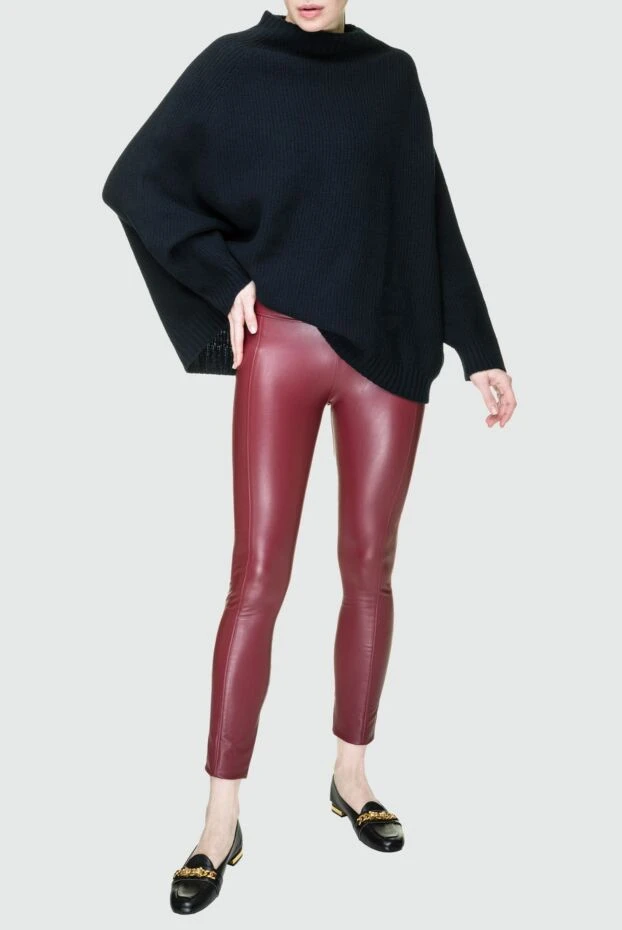 Wolford woman burgundy leggings for women купить с ценами и фото 157247 - photo 2