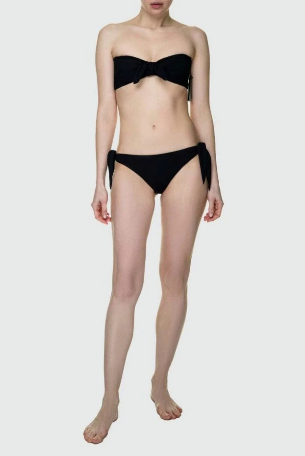 Saint Laurent woman black women's two-piece swimsuit made of nylon and elastane купить с ценами и фото 157288 - photo 2