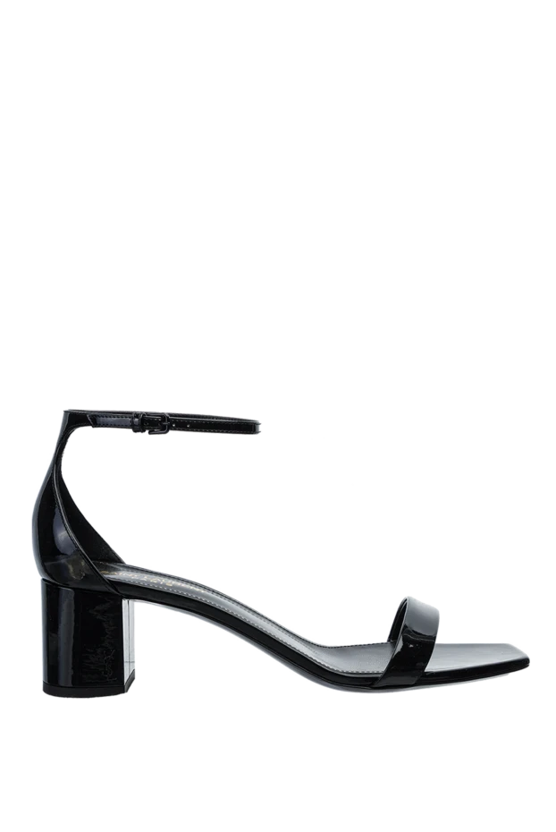 Saint Laurent woman black leather sandals for women купить с ценами и фото 157289 - photo 1