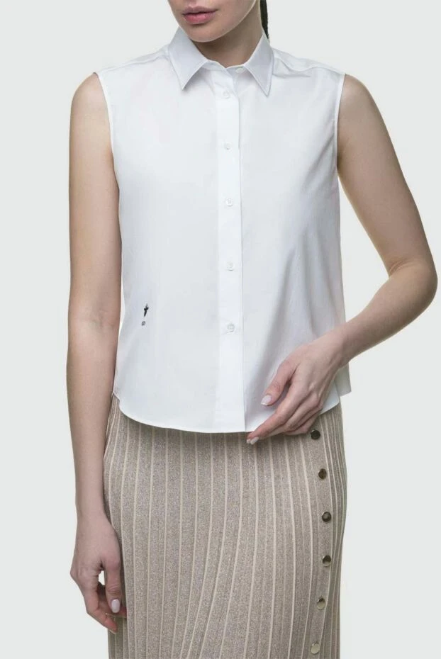 Peserico woman white cotton blouse for women 159612 - photo 3