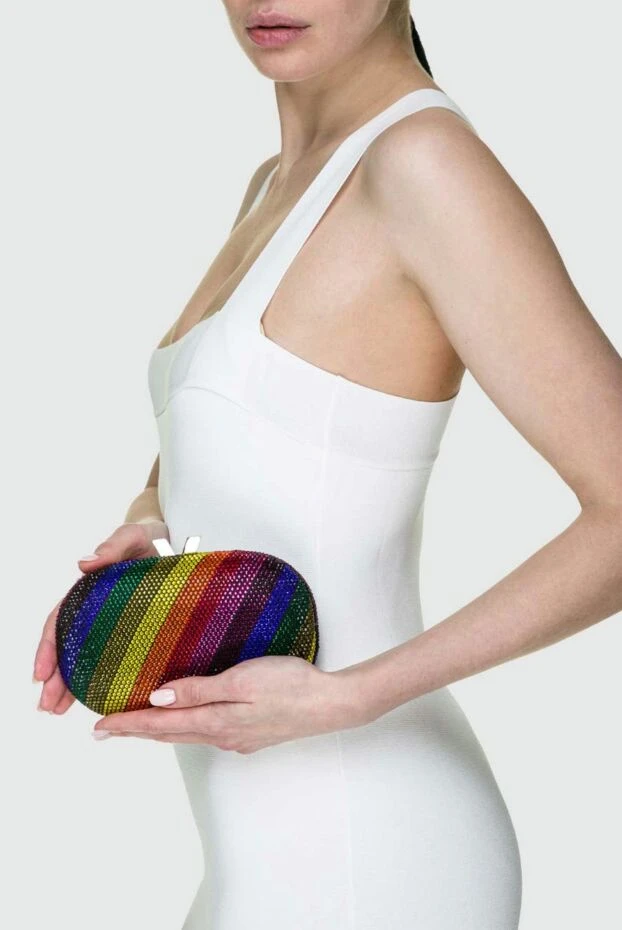 Olga Berg woman multicolored polyamide clutch for women купить с ценами и фото 157392 - photo 2