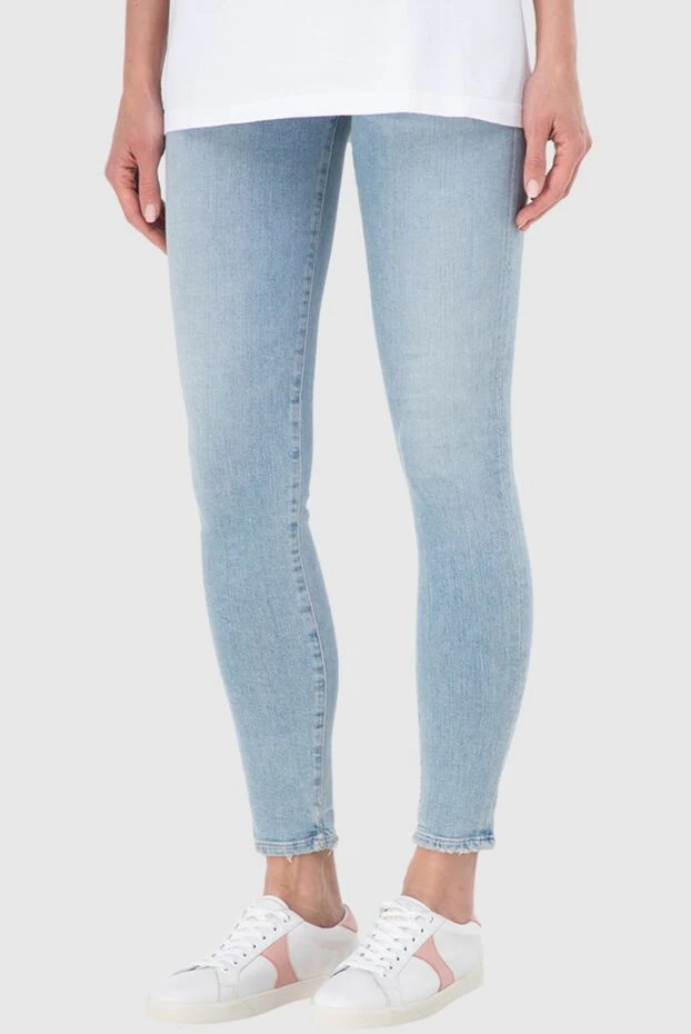 Citizens of Humanity джинсы женские синие приталенные укороченные 157437 - фото 3