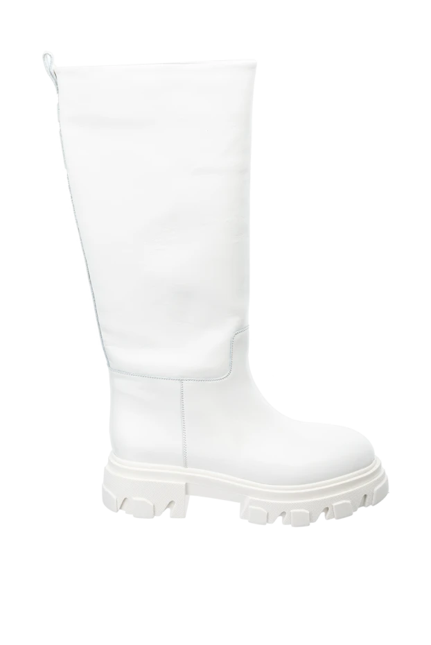 Gia Borghini woman white leather boots for women купить с ценами и фото 157473 - photo 1