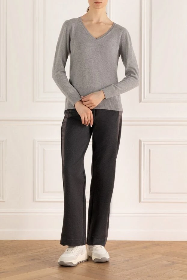 Gran Sasso woman gray jumper for women купить с ценами и фото 157502 - photo 2