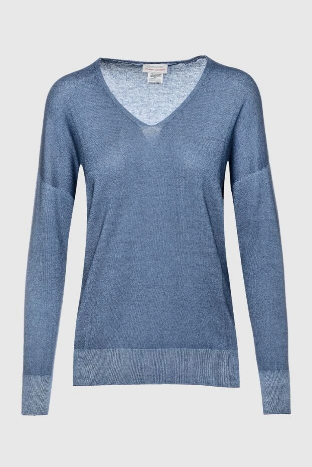 Gran Sasso woman blue cashmere jumper for women купить с ценами и фото 157507 - photo 1