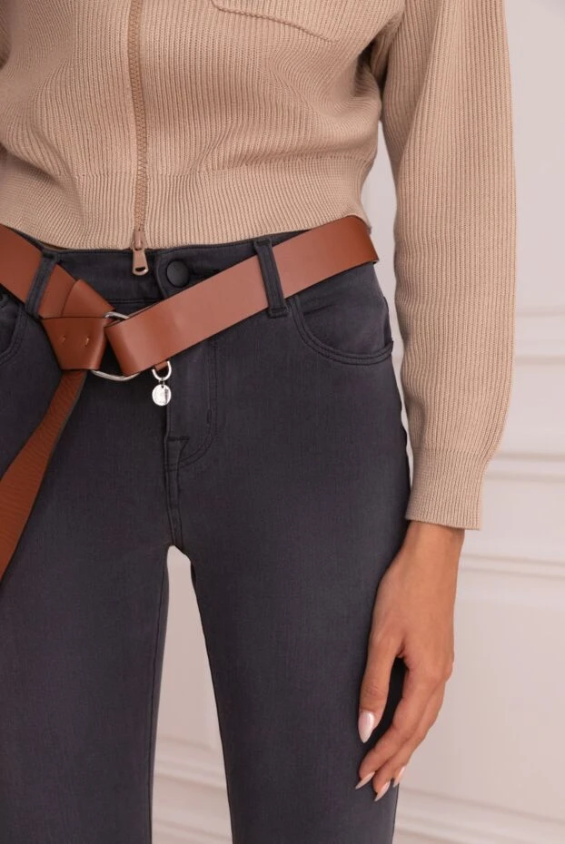 Peserico woman belt brown for women купить с ценами и фото 157580 - photo 2