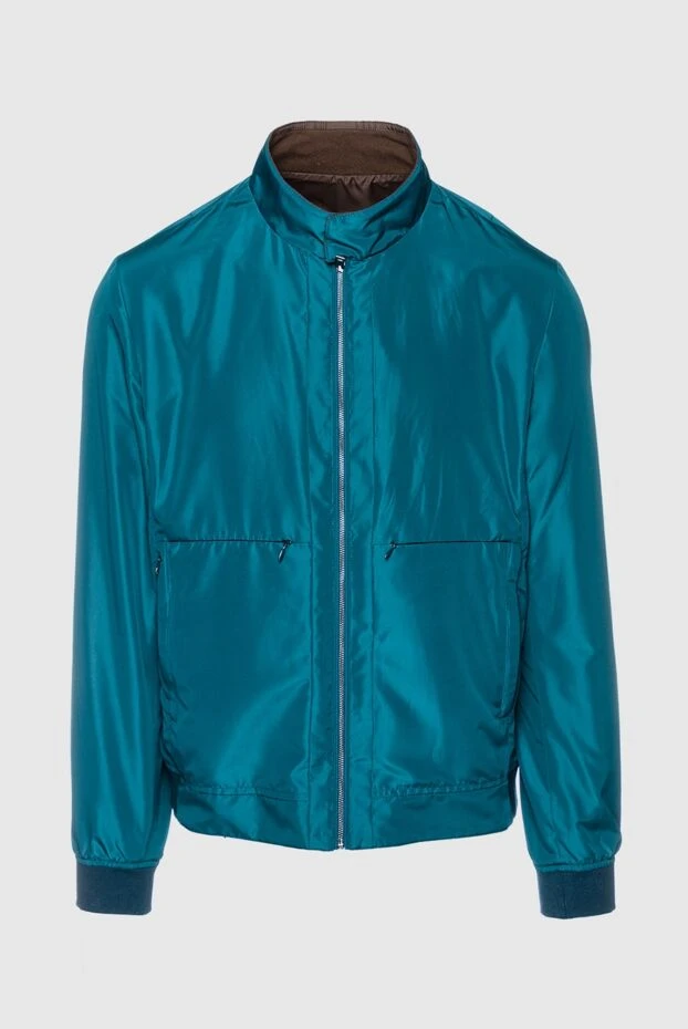 Cesare di Napoli man polyester jacket green for men купить с ценами и фото 157619 - photo 1