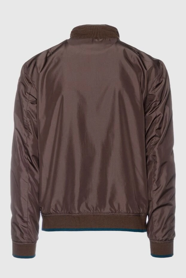 Cesare di Napoli куртка двусторонняя зеленая и коричневая мужская 157619 - фото 2