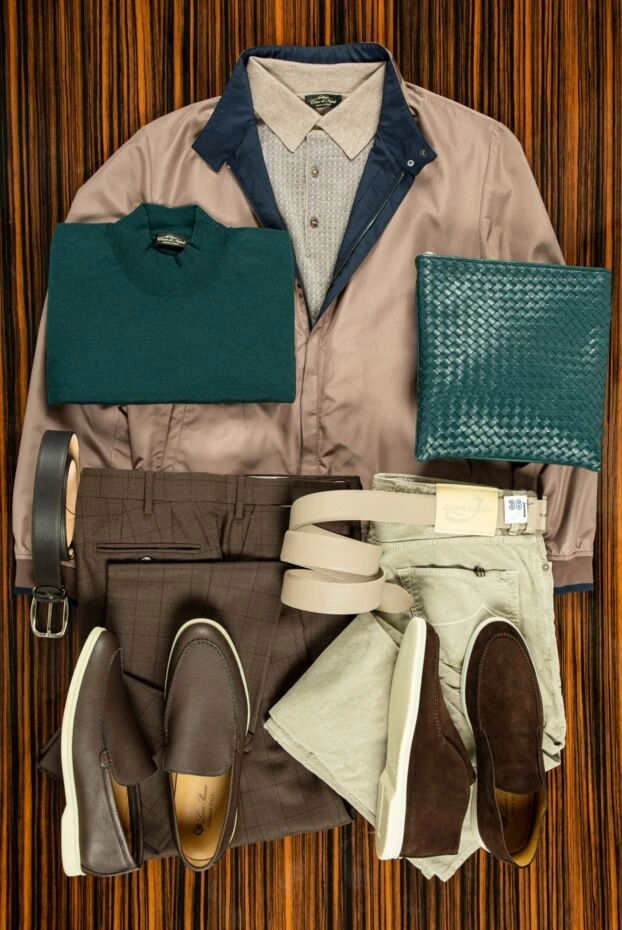 Куртка двусторонняя синяя и бежевая мужская - фото 2