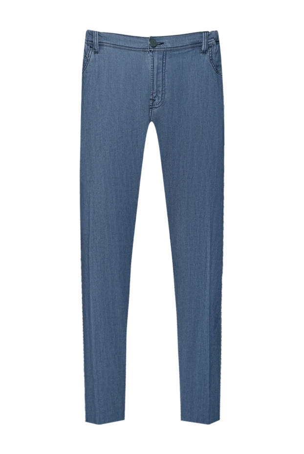 Scissor Scriptor man cotton and polyurethane jeans blue for men купить с ценами и фото 157669 - photo 1