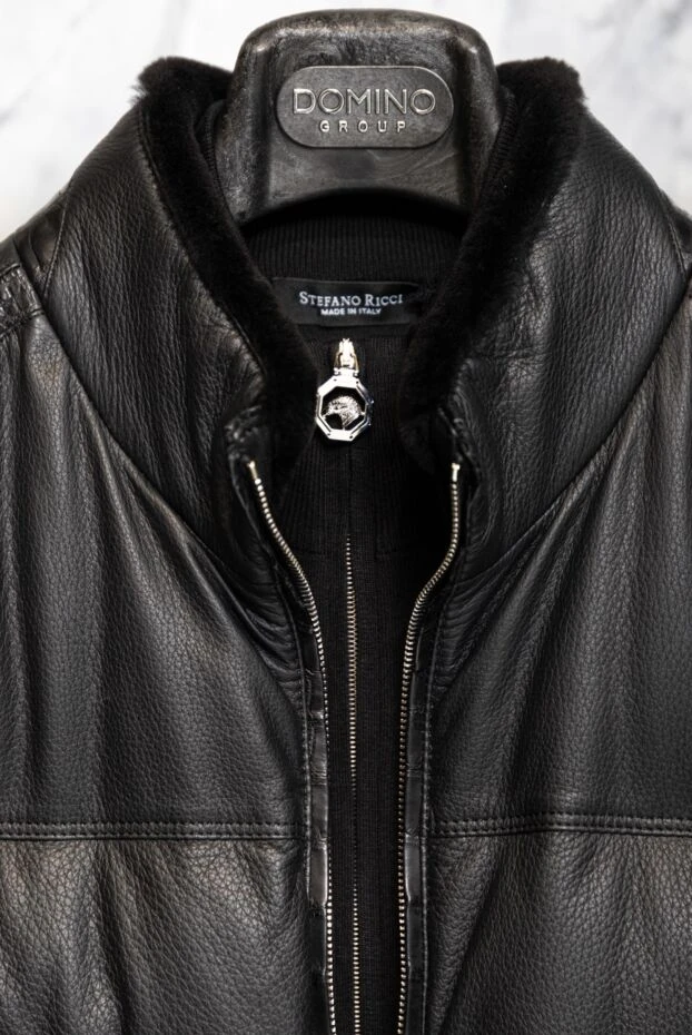 Stefano Ricci sports suit for men made of cotton black 157708 - photo 3