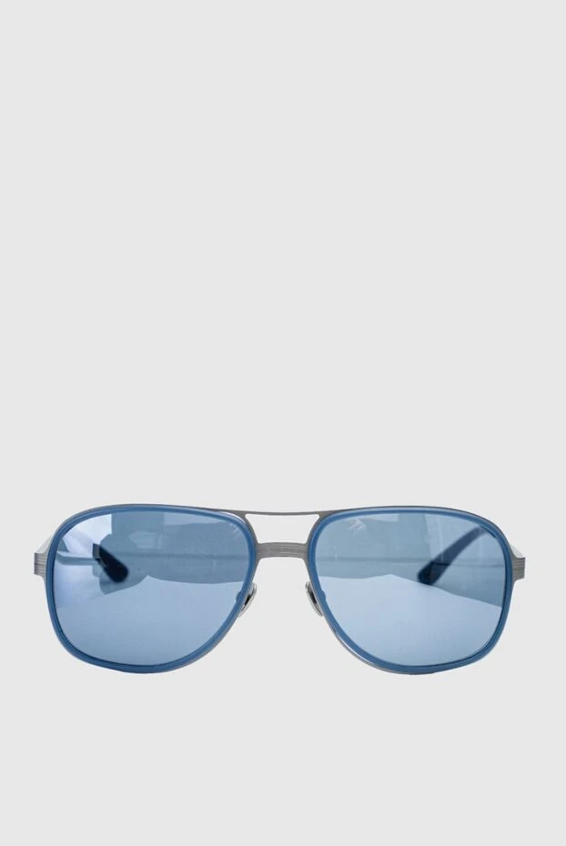 Stefano Ricci очки для защиты от солнца из титана синие мужские 157731 - фото 1