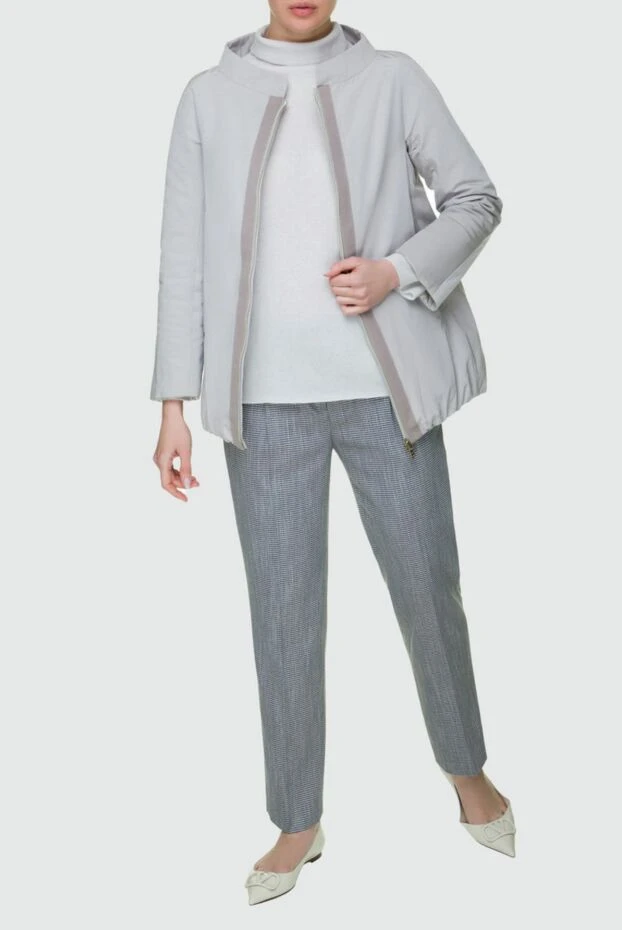 Herno woman women's gray cotton and polyethylene jacket купить с ценами и фото 157778 - photo 2