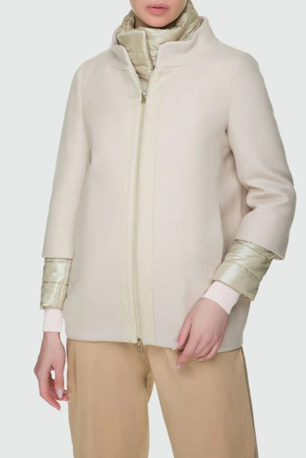 Herno куртка из шерсти и полиамида розовая женская 157780 - фото 3