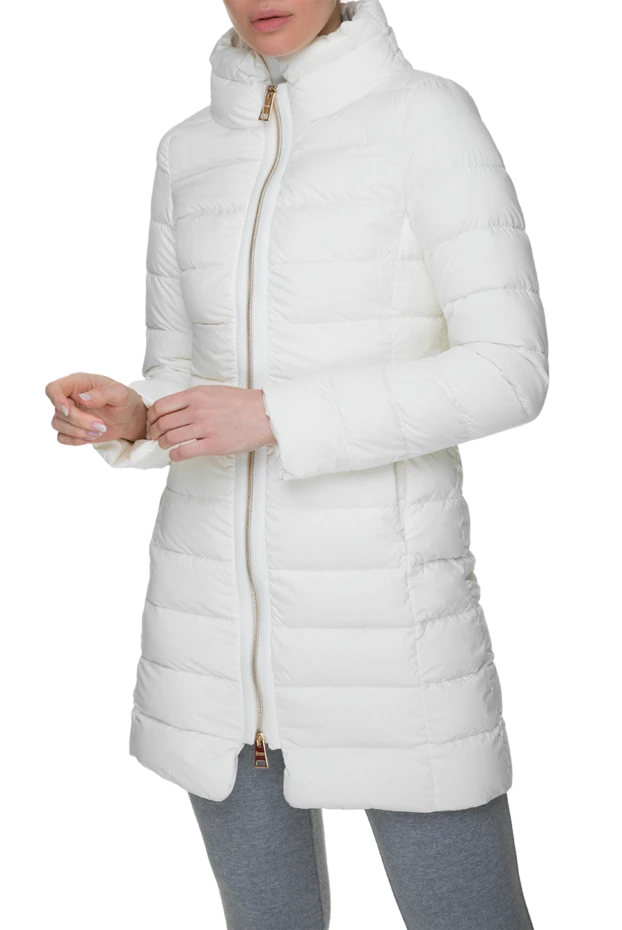 Herno пуховик из полиамида и полиуретана белый женский 157781 - фото 2