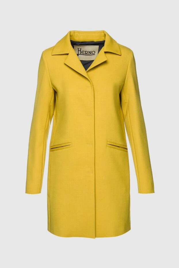 Herno woman women's yellow coat купить с ценами и фото 157786 - photo 1