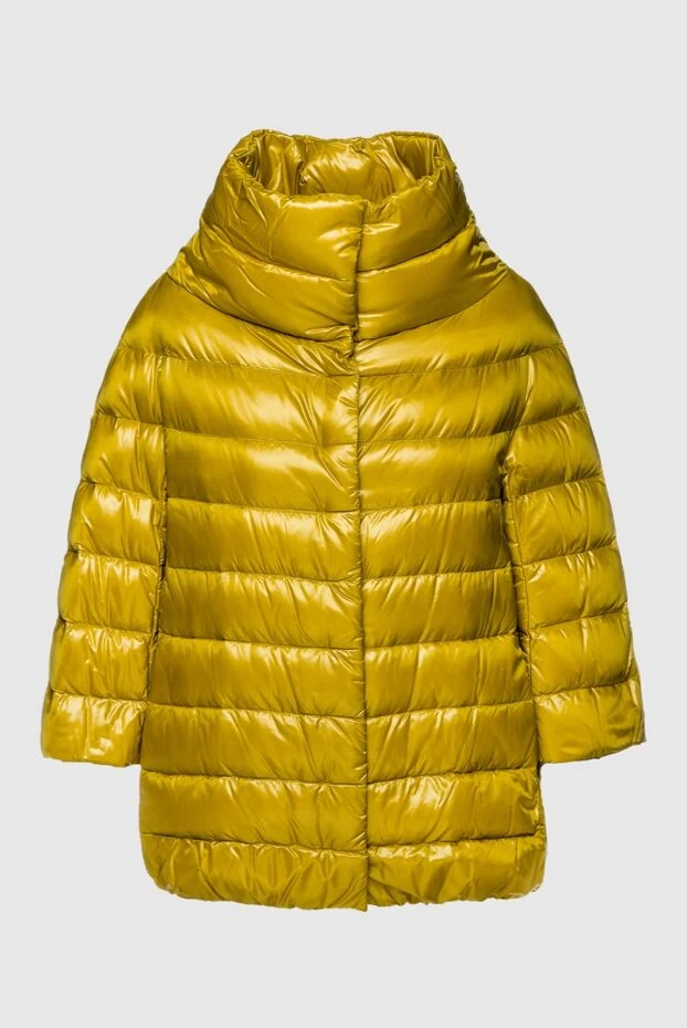 Herno woman women's yellow polyamide down jacket купить с ценами и фото 157790 - photo 1