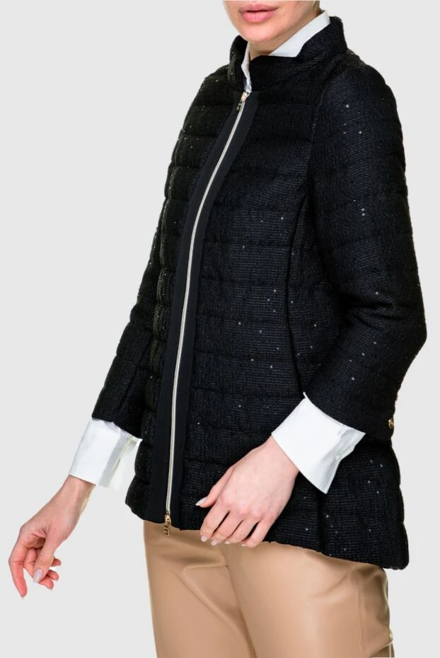 Herno куртка демисезонная черная женская демисезонная 157798 - фото 3