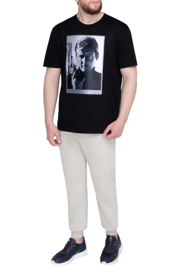 Limitato man black cotton t-shirt for men купить с ценами и фото 157833 - photo 2