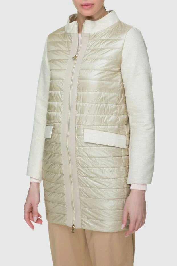 Herno пуховик женский комбинированный с трикотажными рукавами
 157855 - фото 3