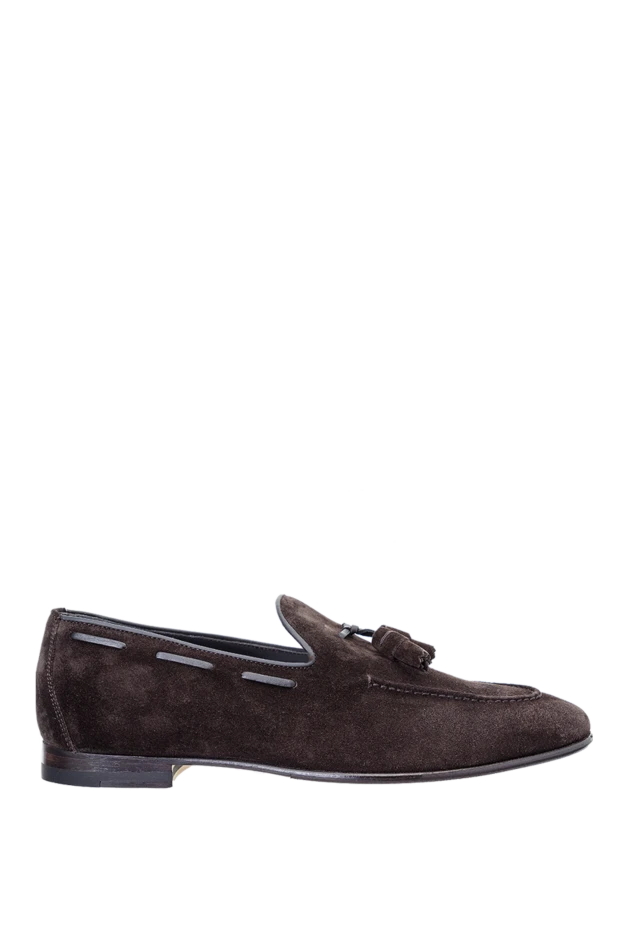 Pellettieri di Parma man brown nubuck loafers for men купить с ценами и фото 157870 - photo 1