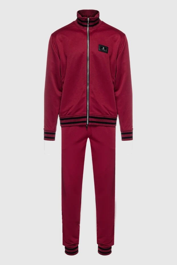 Billionaire man men's sports suit made of polyester and cotton, burgundy купить с ценами и фото 157899 - photo 1