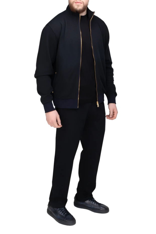 Billionaire man men's sports suit made of silk, cotton and polyamide, black купить с ценами и фото 157900 - photo 2