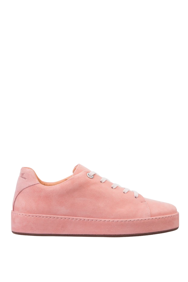 Loro Piana woman pink suede sneakers for women купить с ценами и фото 157999 - photo 1