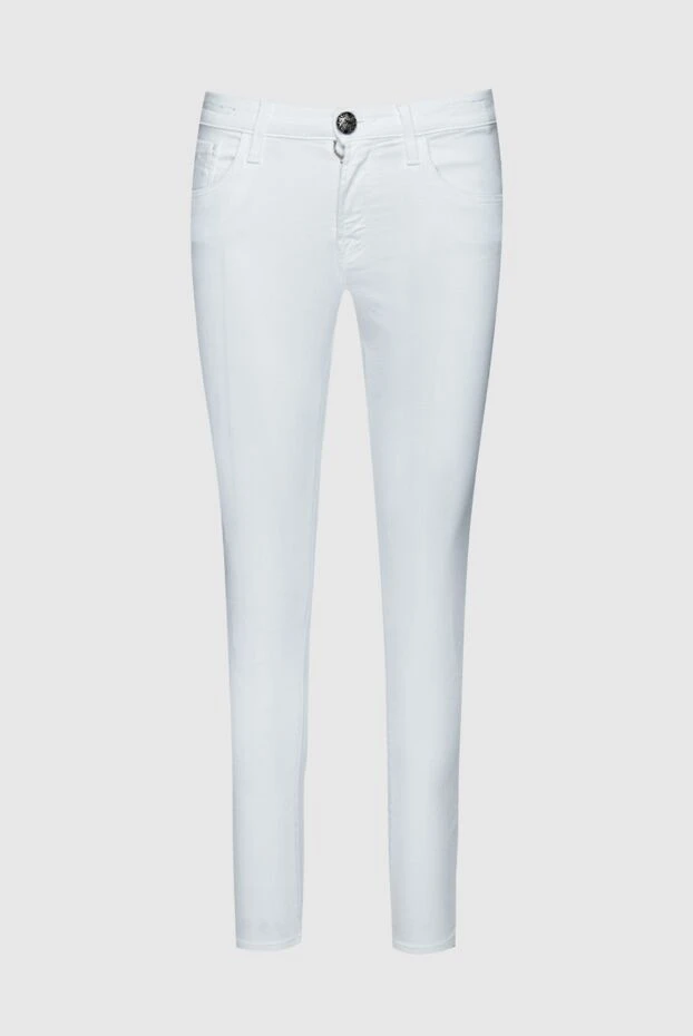 Jacob Cohen woman white jeans for women купить с ценами и фото 158041 - photo 1