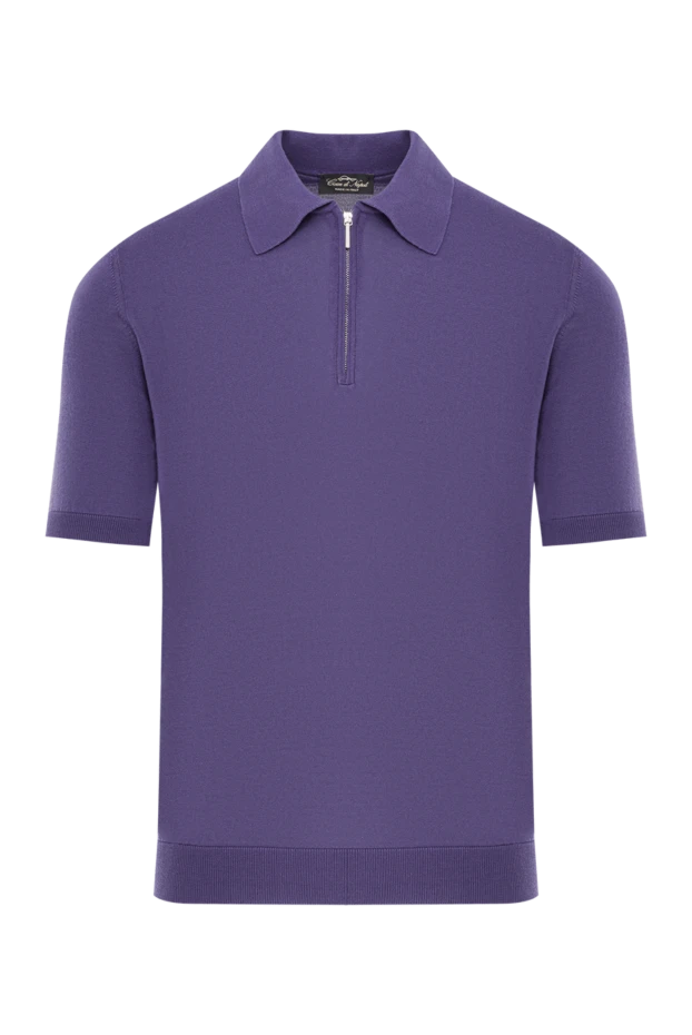 Жібек поло қою күлгін денеге қонатын ерлерге арналған - фото 1