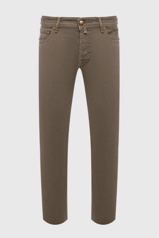 Jacob Cohen man brown cotton jeans for men купить с ценами и фото 158208 - photo 1