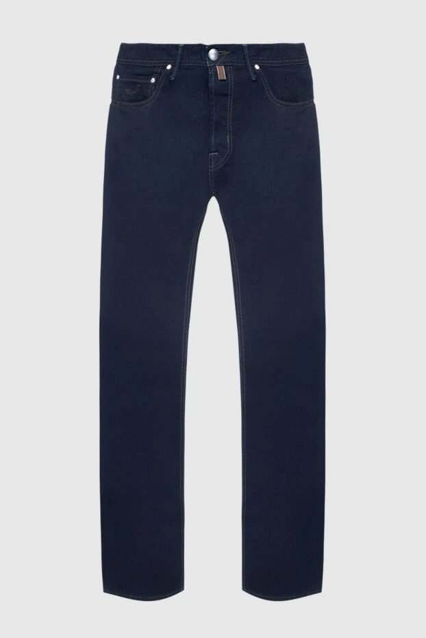 Jacob Cohen man blue cotton jeans for men купить с ценами и фото 158209 - photo 1