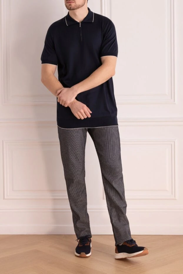 Jacob Cohen man gray cotton jeans for men купить с ценами и фото 158213 - photo 2