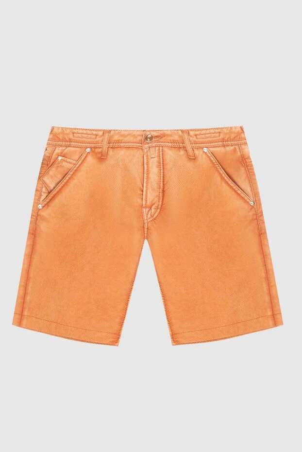 Jacob Cohen man cotton shorts orange for men купить с ценами и фото 158225 - photo 1