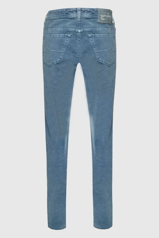 Jacob Cohen man blue cotton jeans for men купить с ценами и фото 158226 - photo 2