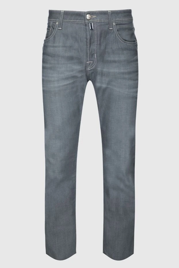 Jacob Cohen man gray cotton jeans for men купить с ценами и фото 158242 - photo 1