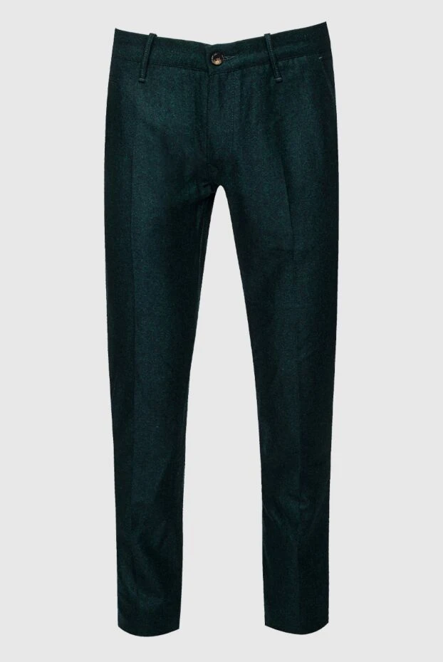 Jacob Cohen man men's green wool trousers купить с ценами и фото 158247 - photo 1