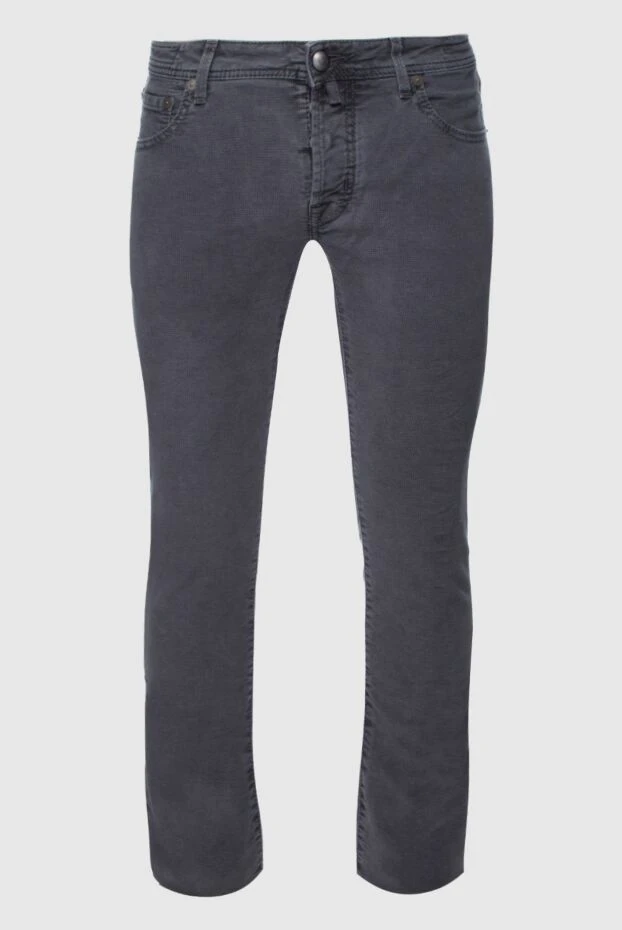 Jacob Cohen man gray cotton jeans for men купить с ценами и фото 158250 - photo 1