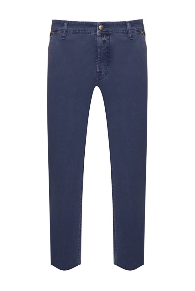 Jacob Cohen man blue cotton jeans for men купить с ценами и фото 158251 - photo 1