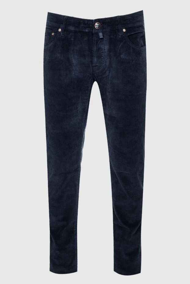 Jacob Cohen man blue cotton jeans for men купить с ценами и фото 158256 - photo 1