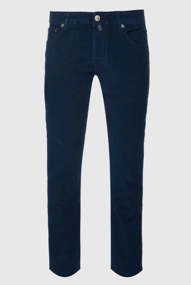 Jacob Cohen man blue cotton jeans for men купить с ценами и фото 158258 - photo 1